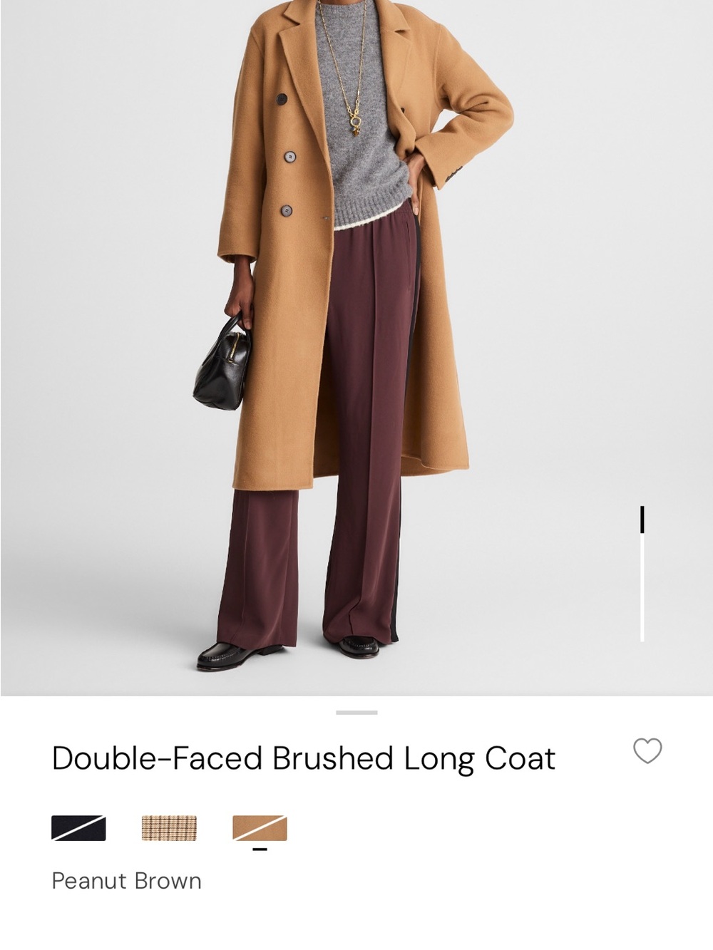 Madewell Wide-Leg Pants in Deep Plum